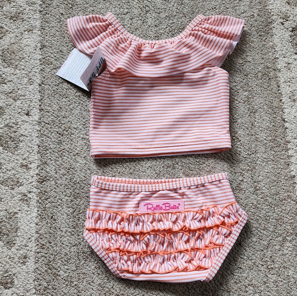 Ruffle Butts Striped Tankini - Picture 1 of 5